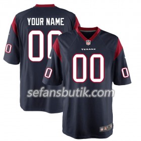 Houston Texans Tröjor Custom Nike Blå - Herr